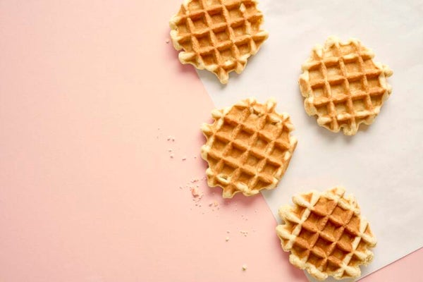 WoW! Wafels met vanillesmaak (10 stuks - per 2 verpakt)
