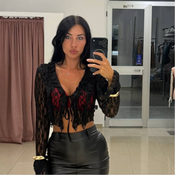 Camicia in pizzo