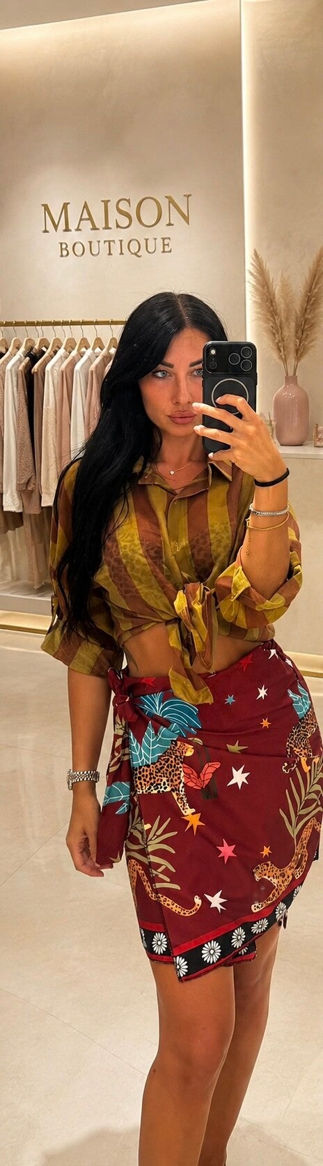 Camicia a righe