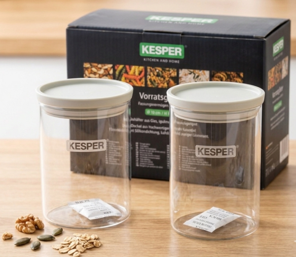 Kesper Vorratsgläser-Set – Ordnung mit System & Stil