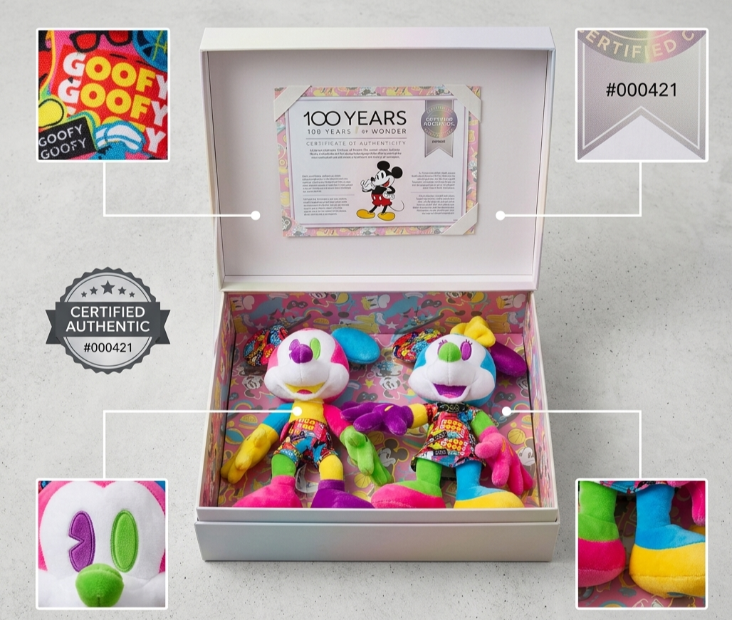 Disney 100 Years of Wonder – Micky & Minnie Maus „Color Splash“ Sammler-Set