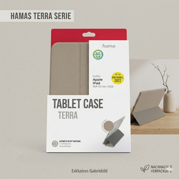 Hama Tablet-Case „Terra“ für Apple iPad 10,9" (10. Gen. 2022)