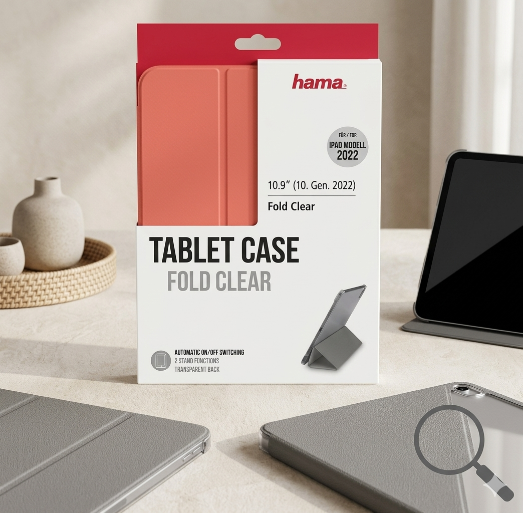 Hama Tablet-Case „Fold Clear“ für Apple iPad 10,9" (10. Gen. 2022)