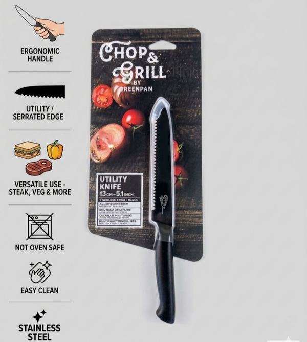 Chop & Grill by GreenPan – Allzweckmesser (13 cm)