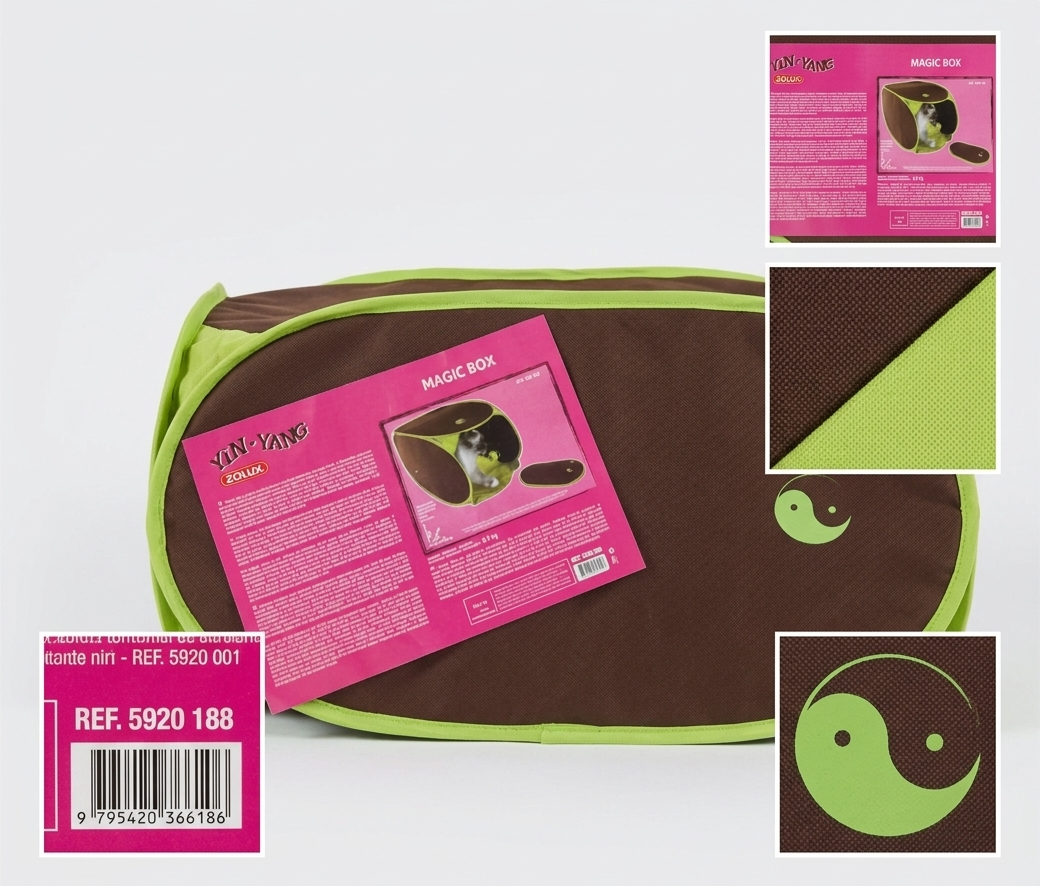 Zolux Magic Box „Yin-Yang“ – Der faltbare Rückzugsort für Ihre Katze