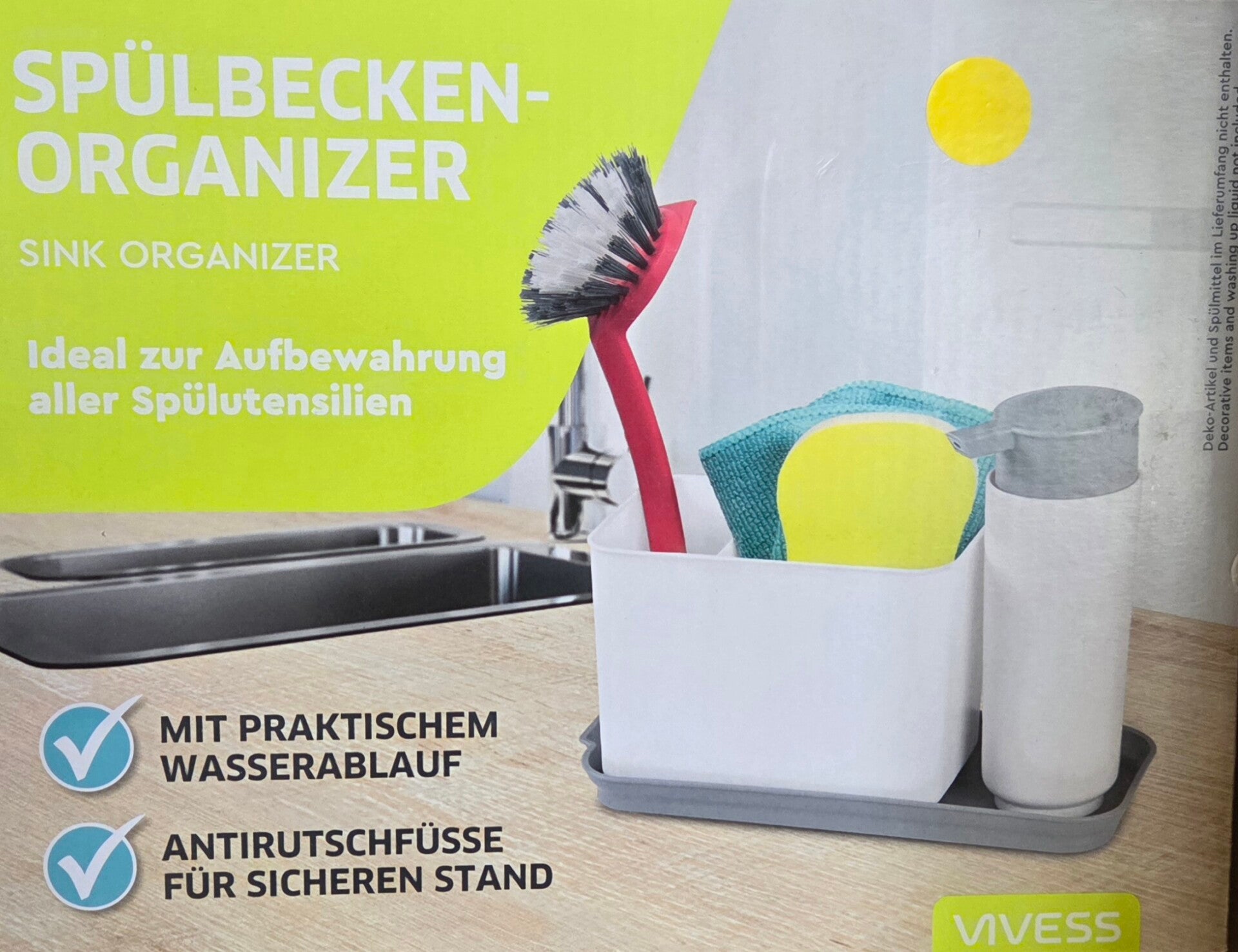 VIVESS Spülbecken-Organizer