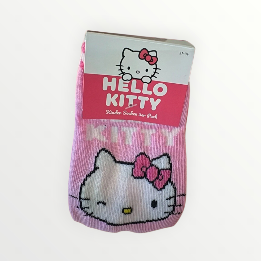 Hello Kitty Kindersocken – 3er Pack für kleine Fans (Gr. 31-34)