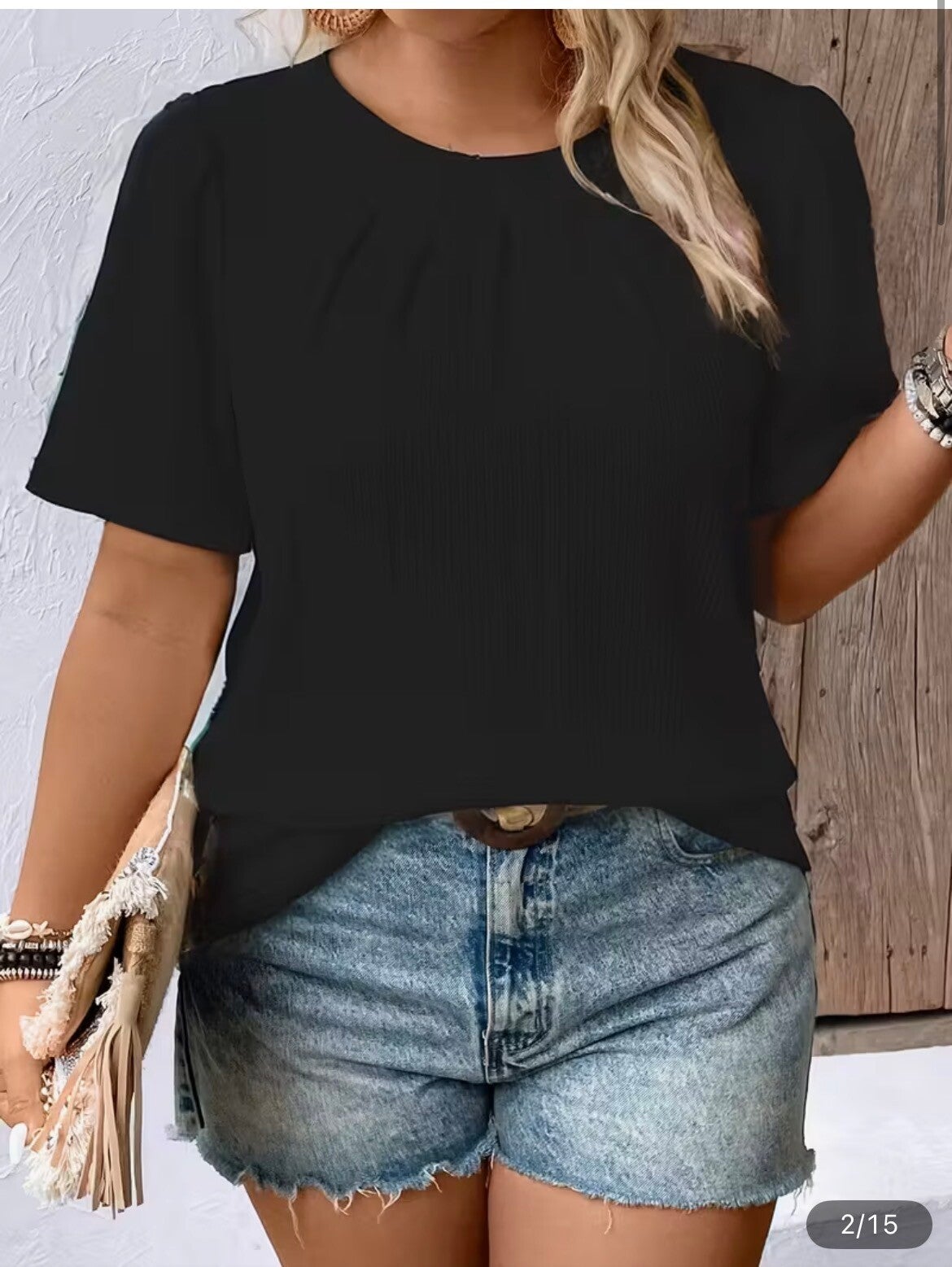 Chandail noir -  4XL et 5XL