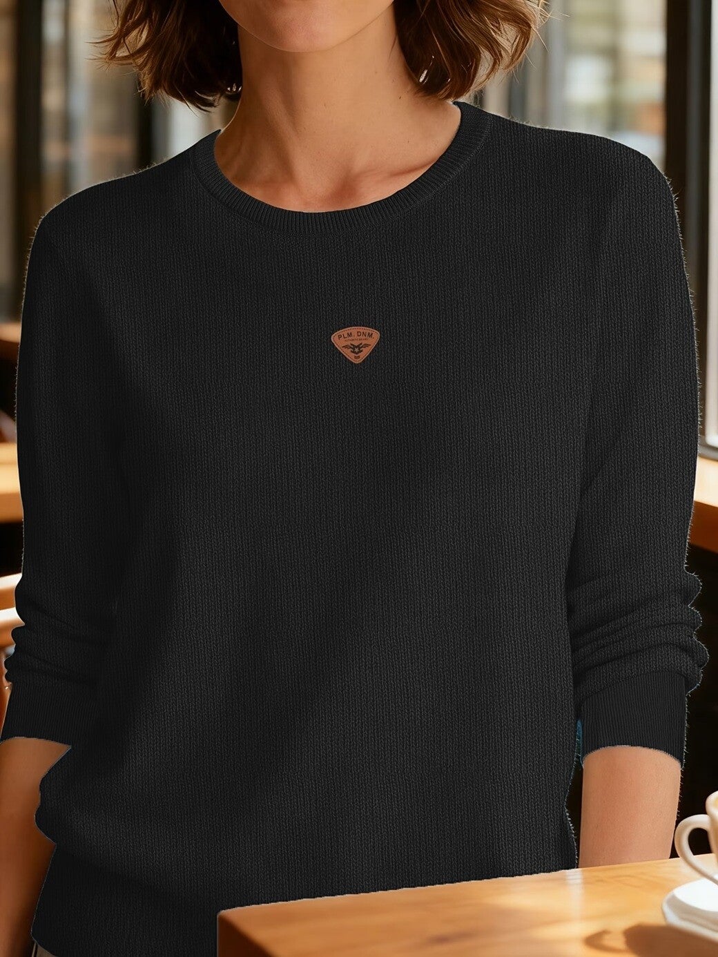 Pull noir de qualité