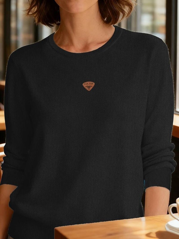 Pull noir de qualité