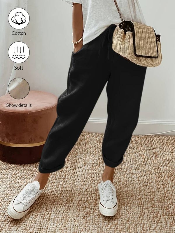 Pantalon 3 couleurs printemps-été 100% coton