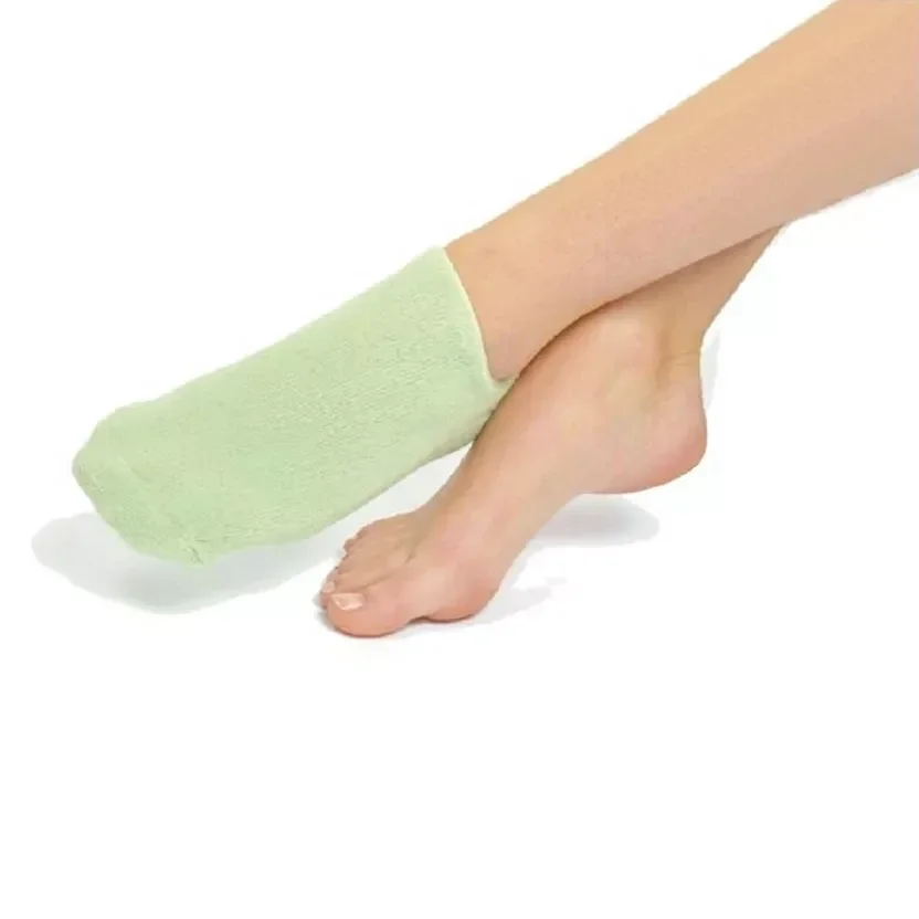 Chaussettes SPA Adoucissantes - Gel aux Huiles de Jojoba et d’Olive, Vitamine E et Lavande