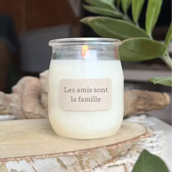 Bougie parfumée - Les amis sont la famille