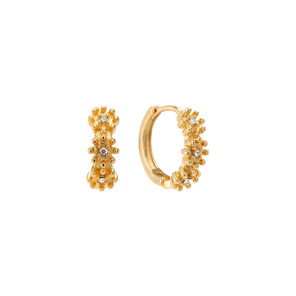 Earrings Blossom Hoops