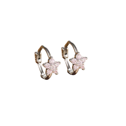 Oorbellen Blush Bloom Hoops