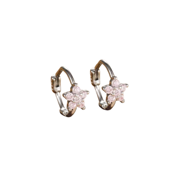 Oorbellen Blush Bloom Hoops