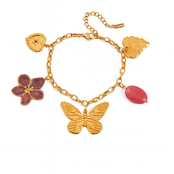 Armband Butterfly Chain