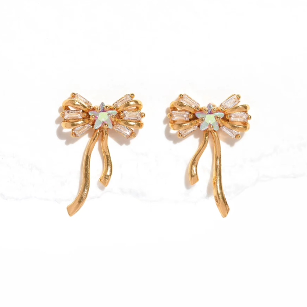Oorbellen Chloé Bow Studs