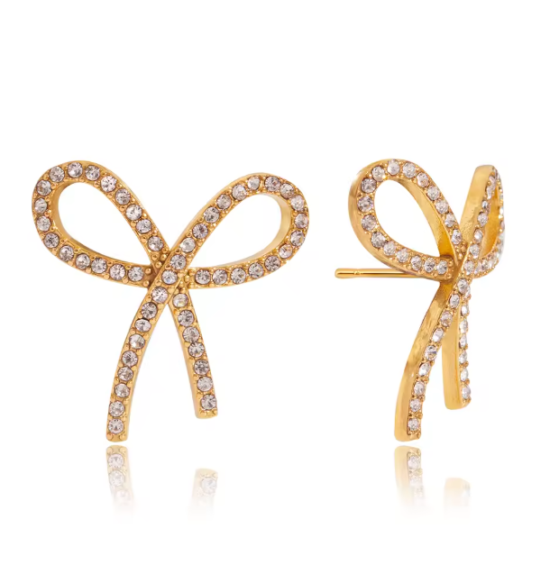 Oorbellen Glam Bow Studs