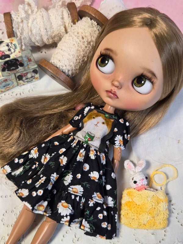 Love cat dress for Blythe doll. / 006