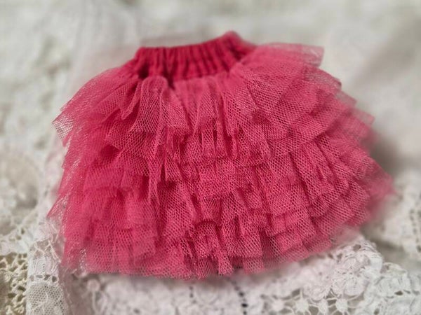 Tulle Skirt 9 cm/ DK Milk pink