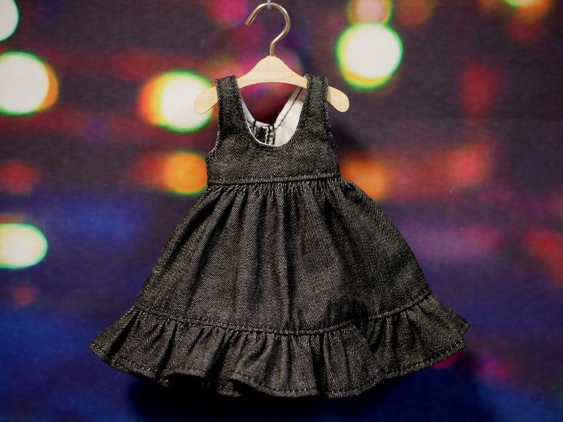 Denim Top dress for Blythe dolls / Black