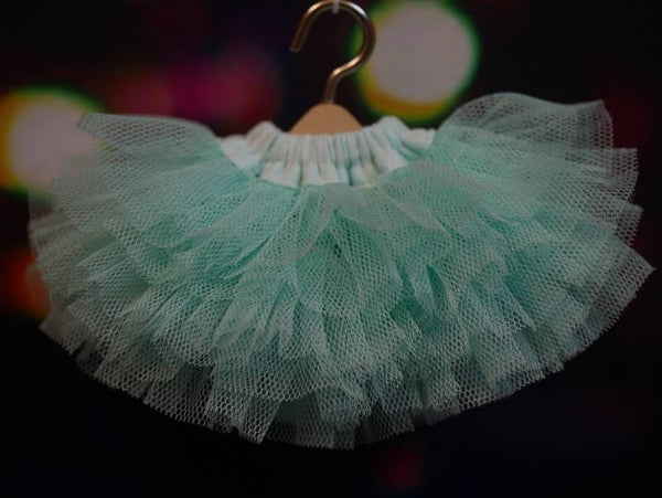 Tulle Skirt 6 cm/ Mint green