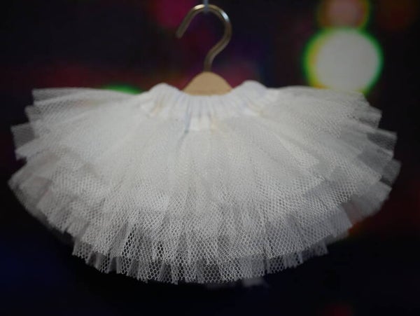 Tulle Skirt 6 cm/ White