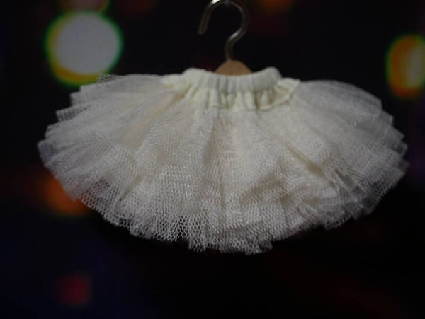 Tulle Skirt 6 cm/ Beige