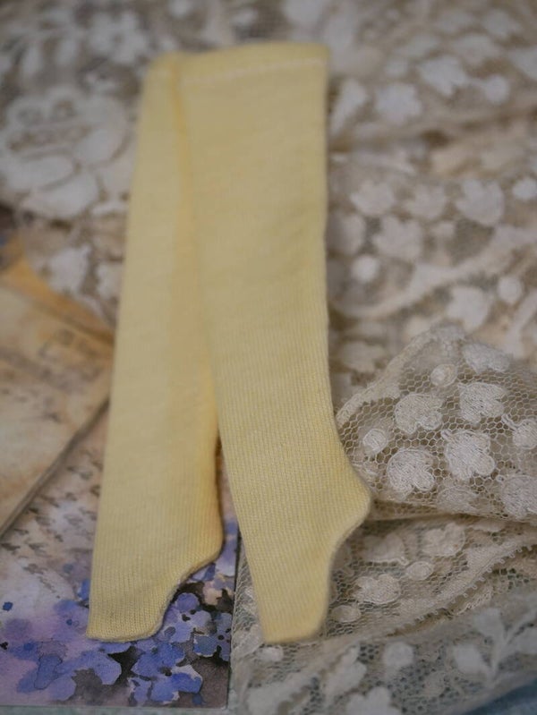 Long stockings for Blythe dolls./ Yellow 0002