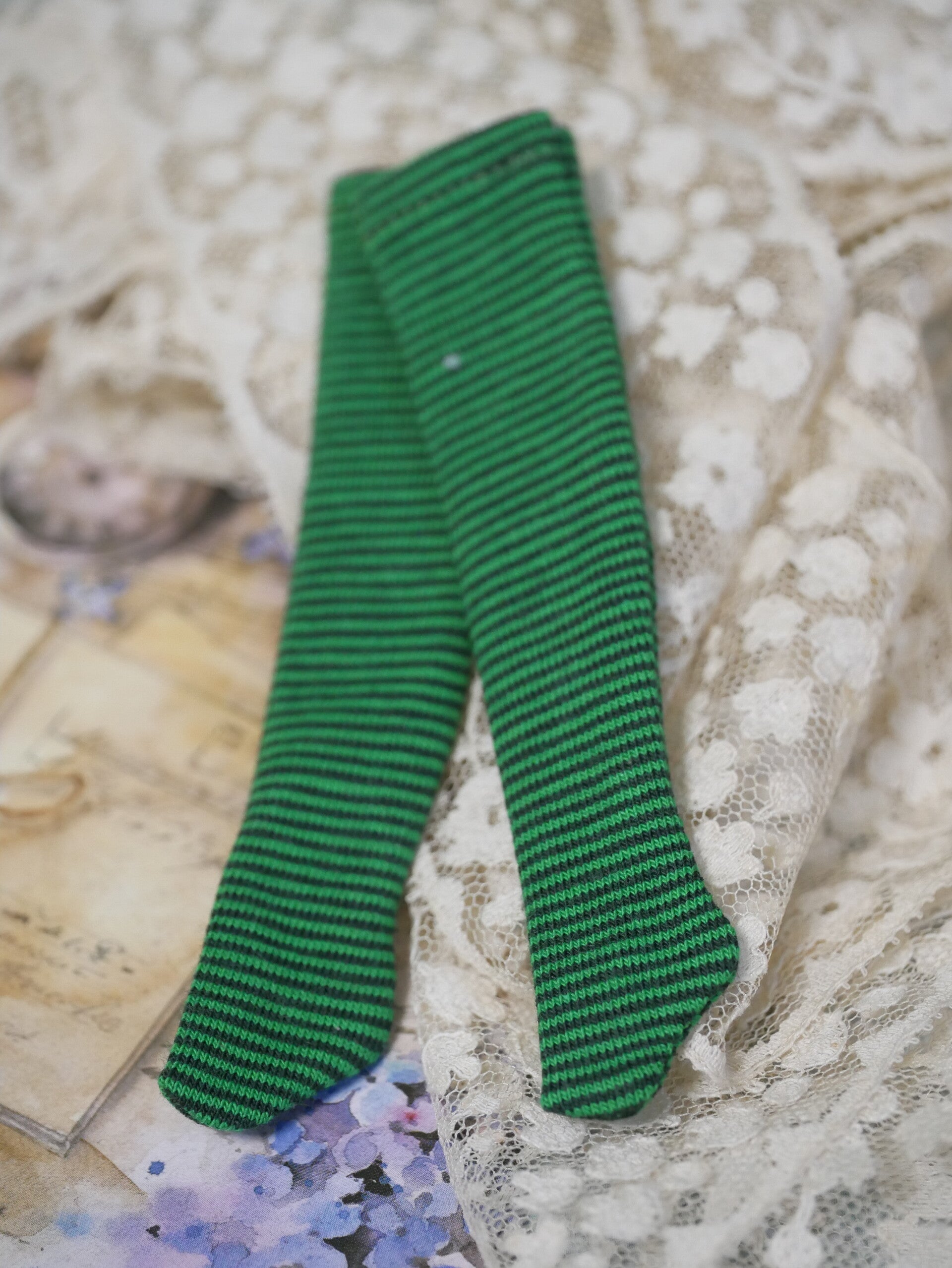 Long stockings for Blythe dolls./ green