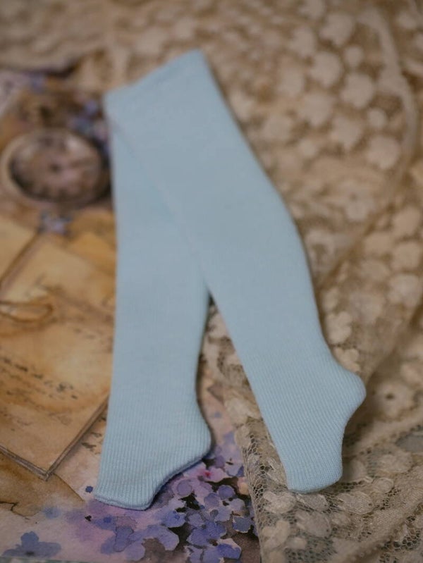 Long stockings for Blythe dolls./ Lt blue