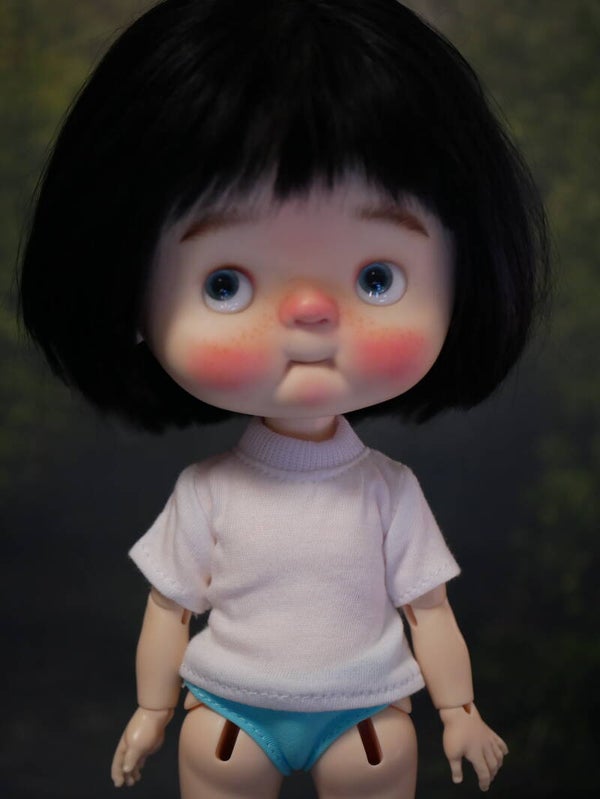 Short sleeve T-Shirt for Qbaby/ big fish body/ White