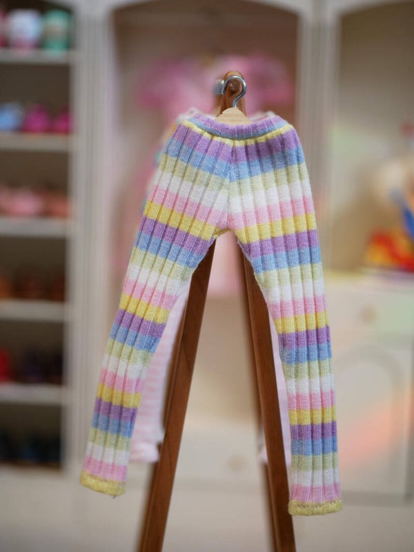 Legging striped/ Pastel