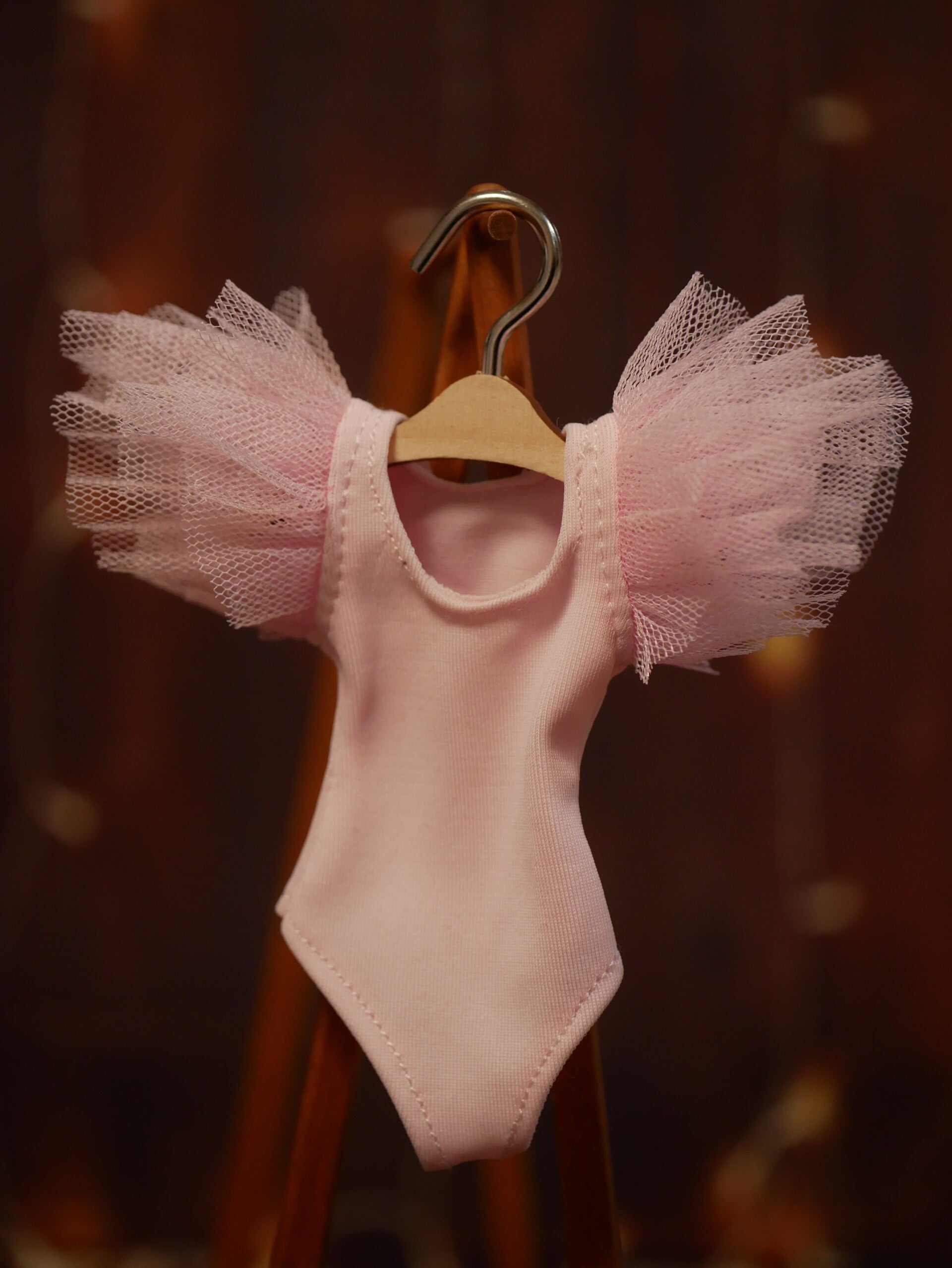 Body with tulle ruffles for Blythe. / Pink