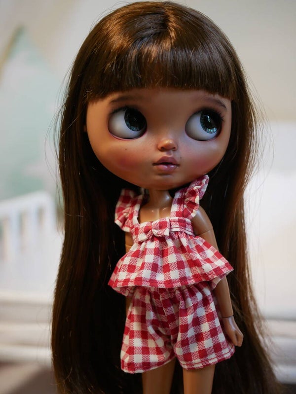 Blythe pajamas / pants & top / red