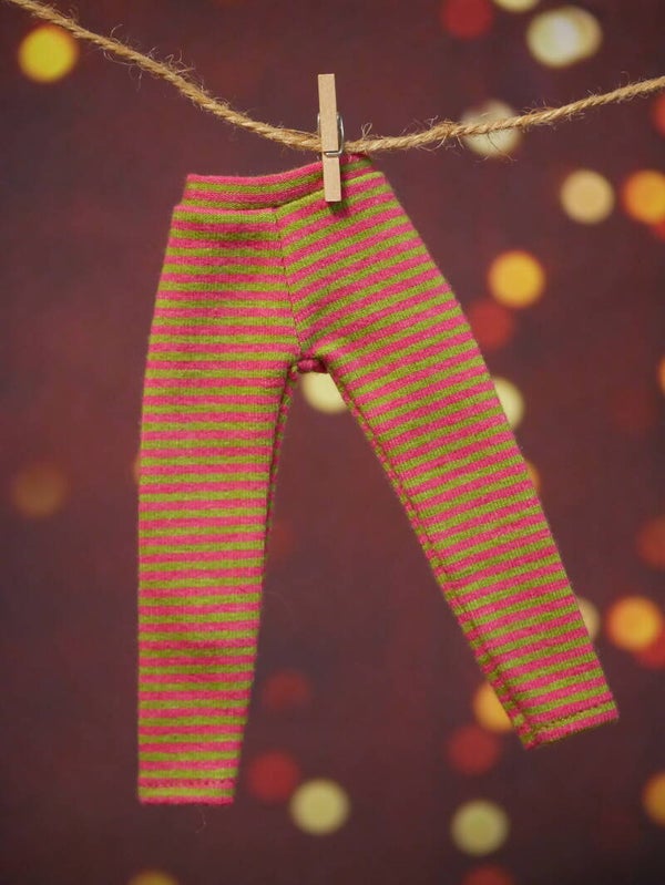 Legging for Blythe dolls./ Pink-green 021
