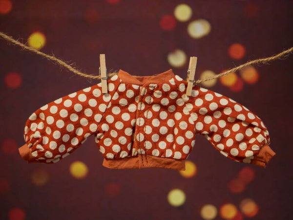 Cute jacket for Blythe dolls. / Rest brown