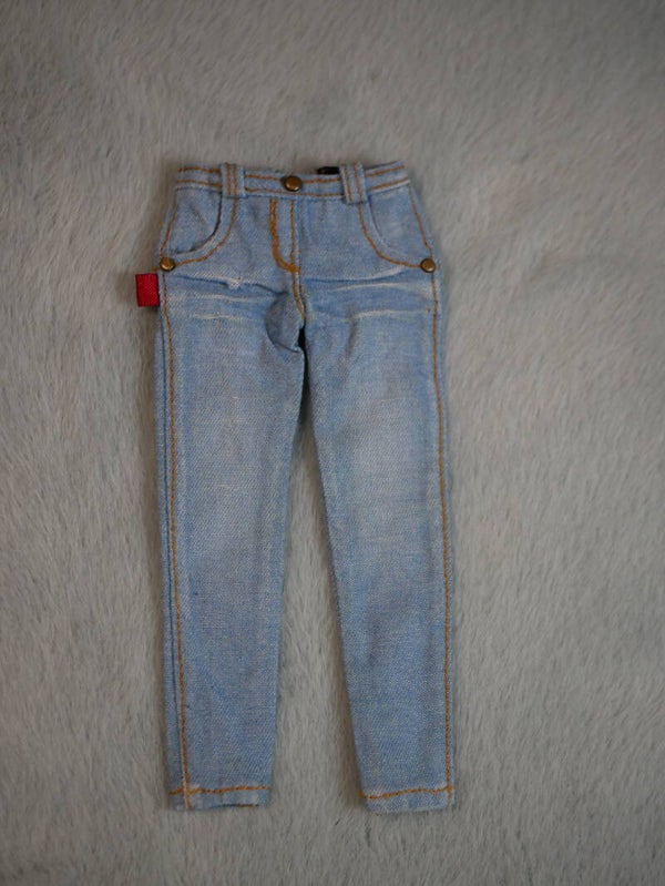 Jeans pants pants for Blythe dolls. / Lt blue