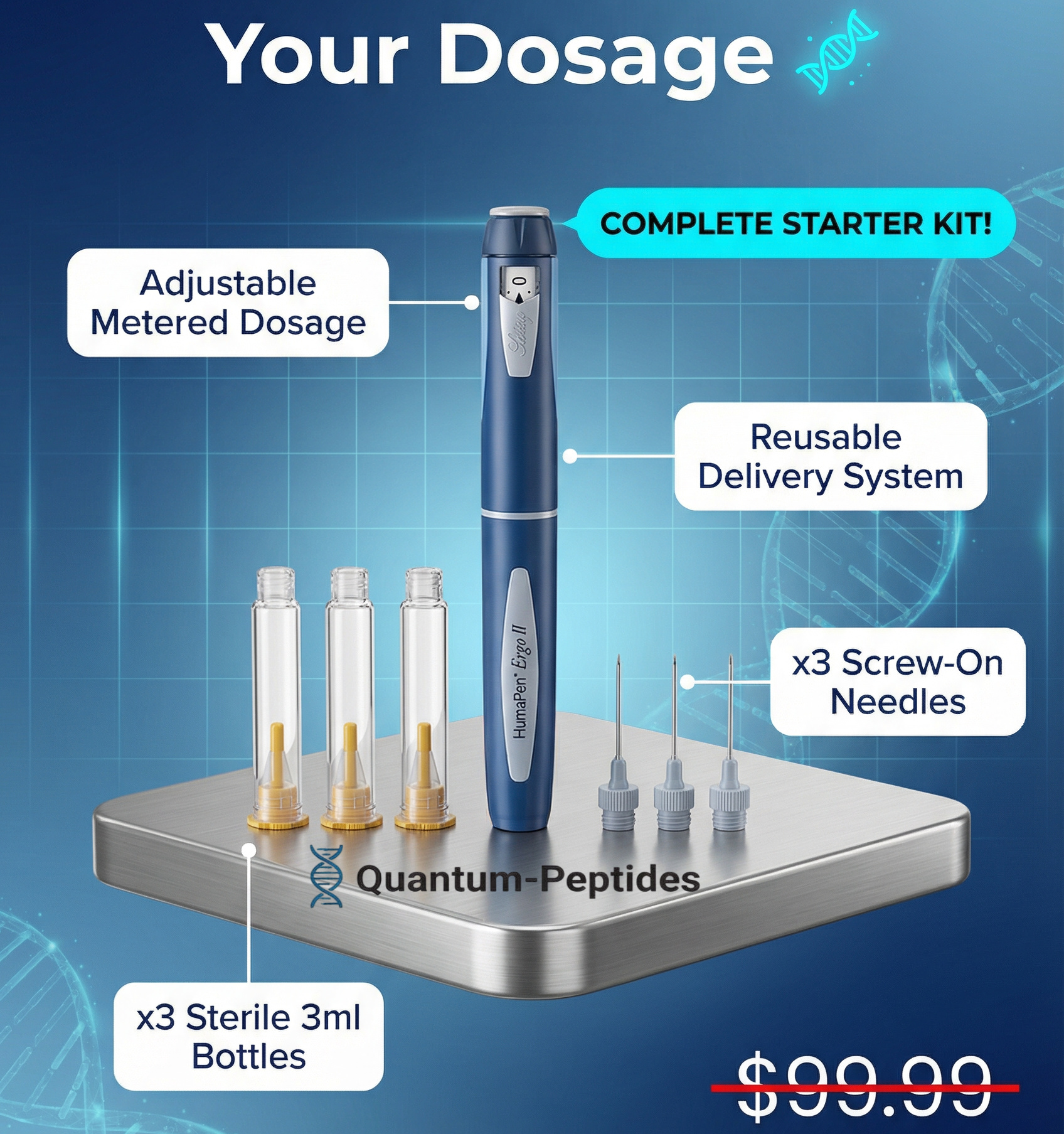 Lilly Ergo Pen II - Reusable, Cartridge insulin‑delivery pen