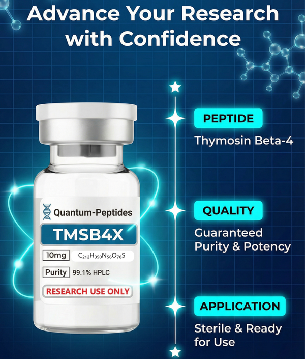 TMSB4X 43‑amino (Thymosin Beta 4) Lyophilized Powder C₂₁₂H₃₅₀N₅₆O₇₈S