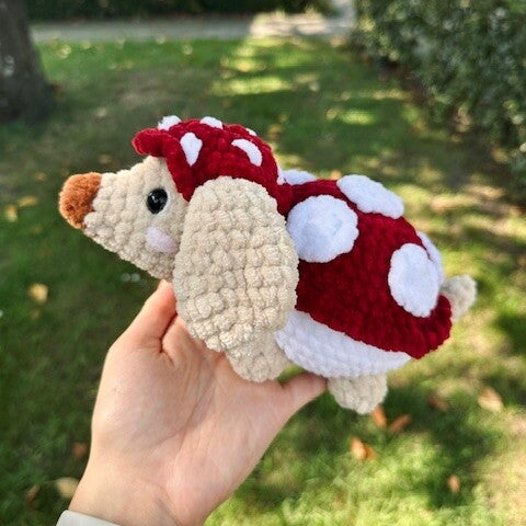 Mushroom Pup crochet pattern