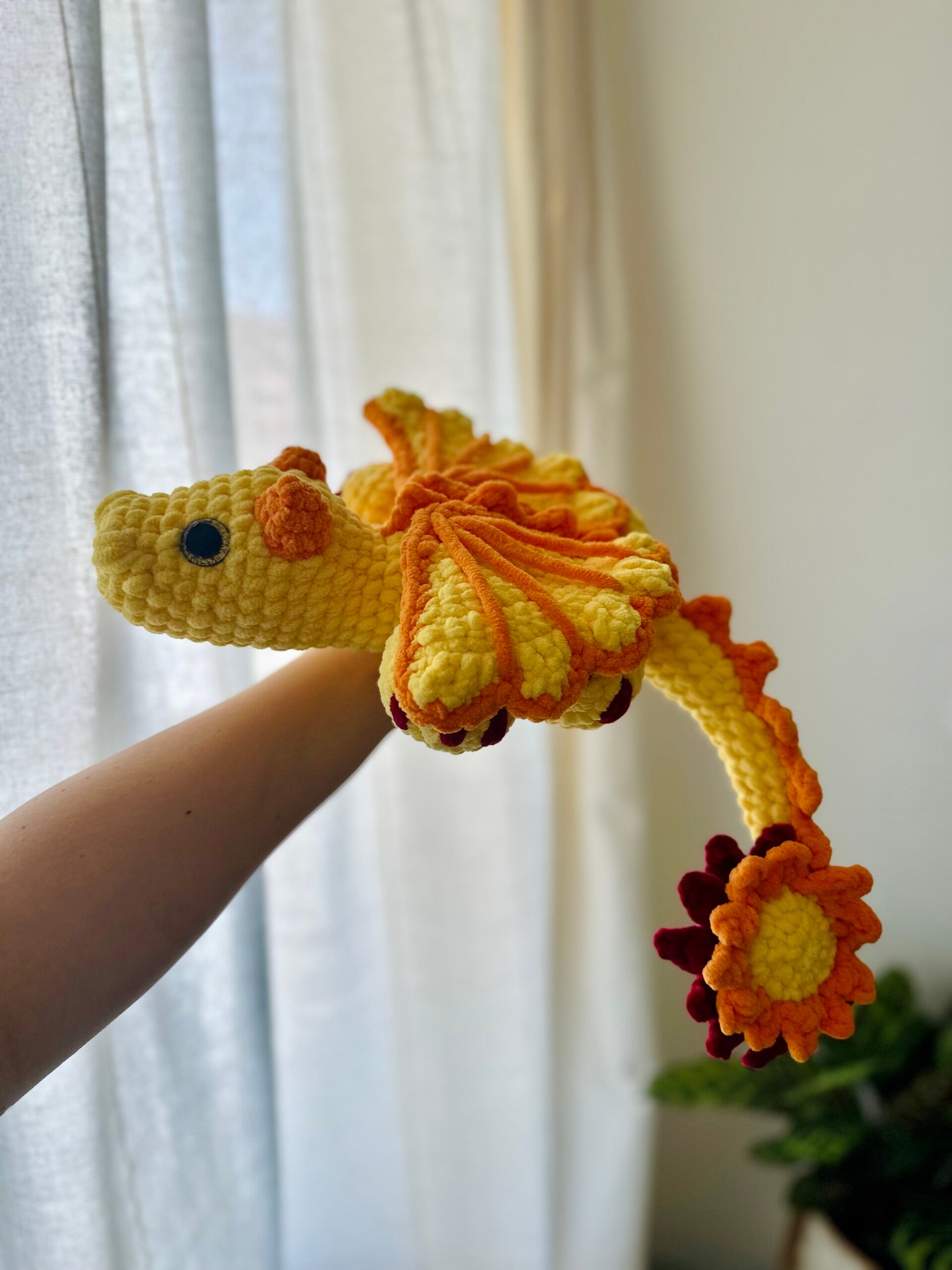 Sun dragon crochet pattern