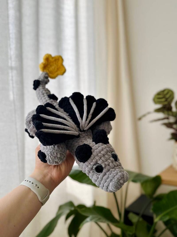 Moon dragon crochet pattern