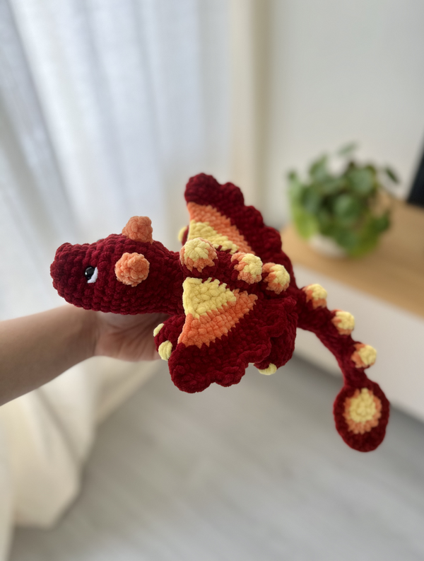 Fire Dragon Crochet Pattern