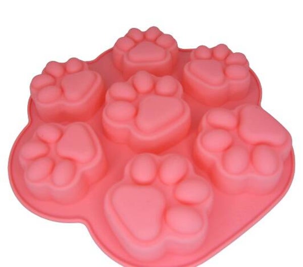 SILOCONE BAKVORM HONDENPOOTJES
