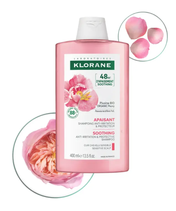 Klorane - PIVOINE APAISANT - Shampoing anti-irritation et protecteur 200ml