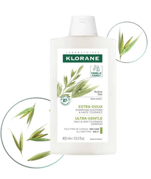 Klorane - AVOINE - EXTRA-DOUX Shampoing quotidien et haute tolérance 400ml