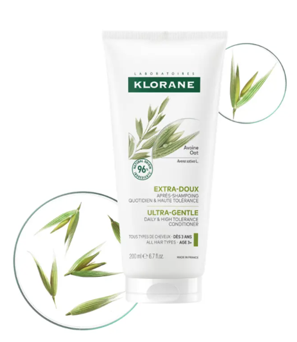 Klorane - AVOINE  EXTRA-DOUX - Après-Shampoing quotidien et haute-tolérance 200ml