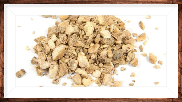 Gingembre racine coupé